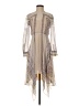 BCBGMAXAZRIA 100% Polyester Gray Casual Dress Size XXS - photo 1