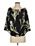 Eliane Rose 100% Polyester Black 3/4 Sleeve Blouse Size S - photo 1