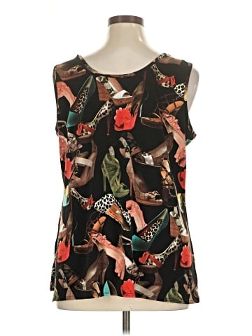 Attitudes by Renee Sleeveless T-Shirt (view 2)