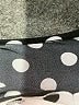 Unbranded 100% Polyester Polka Dots Black Short Sleeve Blouse Size L - photo 7
