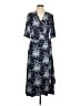 BCBGMAXAZRIA Blue Casual Dress Size L - photo 1