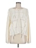 Buckle 100% Polyester Ivory Pullover Sweater Size M - photo 1