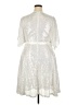 Assorted Brands 100% Polyester Metallic Silver Cocktail Dress Size XXL - photo 2