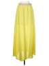 BCBGMAXAZRIA 100% Polyester Yellow Casual Skirt Size S - photo 1