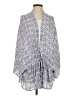 Others Follow 100% Rayon Blue Poncho Size XS - photo 1