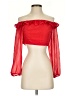 Superdown 100% Polyester Red 3/4 Sleeve Blouse Size S - photo 1