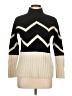 Reiss Chevron-herringbone Ivory Turtleneck Sweater Size L - photo 1