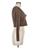Blāshe 100% Polyester Brown Long Sleeve Top Size M - photo 4