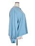Fashion Nova Blue Long Sleeve Blouse Size 3X - photo 4