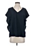 Banana Republic 100% Polyester Blue Short Sleeve Blouse Size S - photo 1