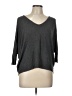 Fab'rik Gray 3/4 Sleeve Top Size L - photo 1
