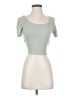 Vero Moda Green Short Sleeve Turtleneck Size S - photo 1