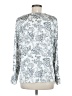 Vince Camuto 100% Polyester Silver Long Sleeve Blouse Size M - photo 2