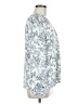 Vince Camuto 100% Polyester Silver Long Sleeve Blouse Size M - photo 4