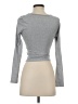 Shein Gray Long Sleeve T-Shirt Size 4 - photo 2