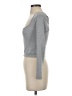 Shein Gray Long Sleeve T-Shirt Size 4 - photo 5