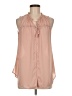 Daniel Rainn 100% Polyester Pink Sleeveless Blouse Size M - photo 1