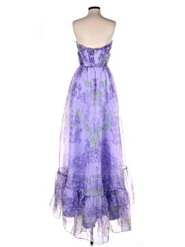 open lace back dress Floral tulle dress