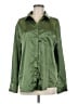 Ekouaer Green Long Sleeve Blouse Size M - photo 1