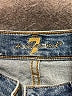 7 For All Mankind Stripes Blue Jeans Size 26 waist - photo 7