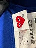 Comme des Garçons 100% Polyester Blue Pullover Hoodie Size L - photo 14
