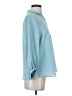 Nordstrom 100% Polyester Blue 3/4 Sleeve Blouse Size XS - photo 4