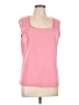 Susan Graver 100% Acrylic Pink Sleeveless Top Size L - photo 1