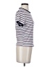 Gaze Stripes Silver White Short Sleeve Turtleneck Size S (estimated) - photo 4