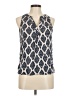 Willi Smith 100% Rayon Blue Sleeveless Blouse Size M - photo 1