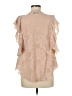IRO 100% Polyester Pink Short Sleeve Blouse Size EU (FR) 38 / US 6 - photo 2