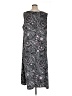 Studio 1 100% Polyester Paisley Gray Casual Dress Size 24 waist - photo 2