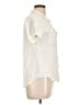 Alexander Jordan 100% Rayon Ivory Short Sleeve Blouse Size L - photo 4