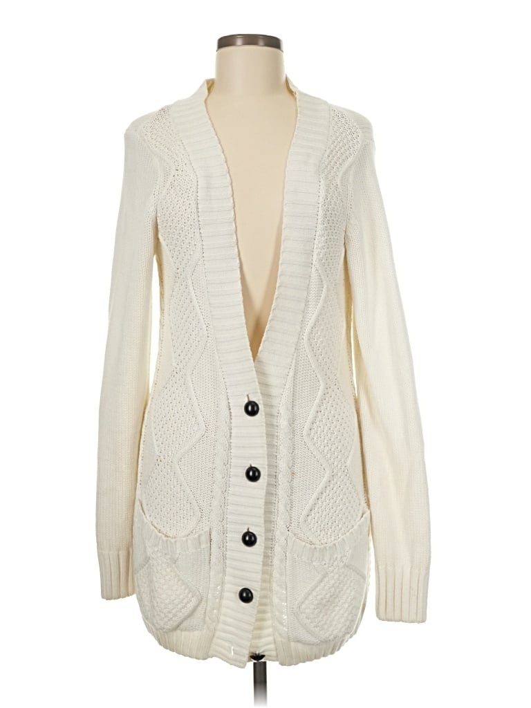 Pre-owned Venus Cardigan Sweater In Ivory