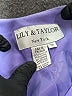 Lily & Taylor 100% Polyester Solid Purple Blazer Size 18 - photo 6