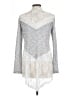 Blue Planet Silver Cardigan Size L - photo 2
