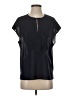 J.Crew 100% Polyester Black Short Sleeve Blouse Size 4 - photo 1