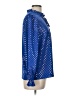 Royal + Reese Polka Dots Blue Long Sleeve Blouse Size L - photo 4