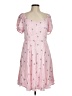 Torrid 100% Polyester Pink Casual Dress Size Med Plus (00) - photo 1