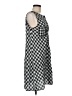 Max Studio Checkered-gingham Gray Casual Dress Size M - photo 4
