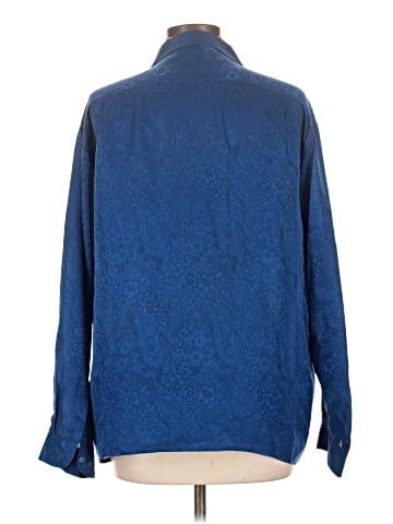 Assorted Brands Long Sleeve Silk Top (view 2)