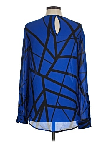 Michael Stars Long Sleeve Silk Top (view 2)