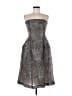 Philosophy Metallic Silver Cocktail Dress Size 8 - photo 1