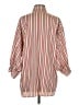 Zara Basic Stripes Red 3/4 Sleeve Button-Down Shirt Size XS - photo 2