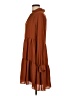 Sam and Jess 100% Polyester Solid Brown Casual Dress Size M - photo 5