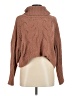 Moon & Madison 100% Polyester Brown Turtleneck Sweater Size M - photo 1