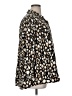 Westbound 100% Tencel Animal Print Black 3/4 Sleeve Button-Down Shirt Size XL - photo 4