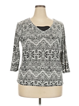 Basic Editions 3/4 Sleeve Top