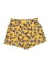 Croft & Barrow Print Yellow Shorts Size S - photo 2