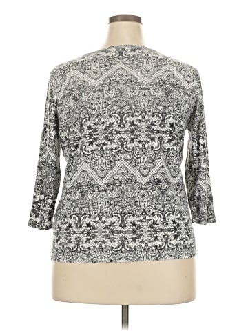 Basic Editions 3/4 Sleeve Top (view 2)