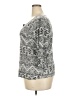 Basic Editions Silver 3/4 Sleeve Top Size 2X - photo 5
